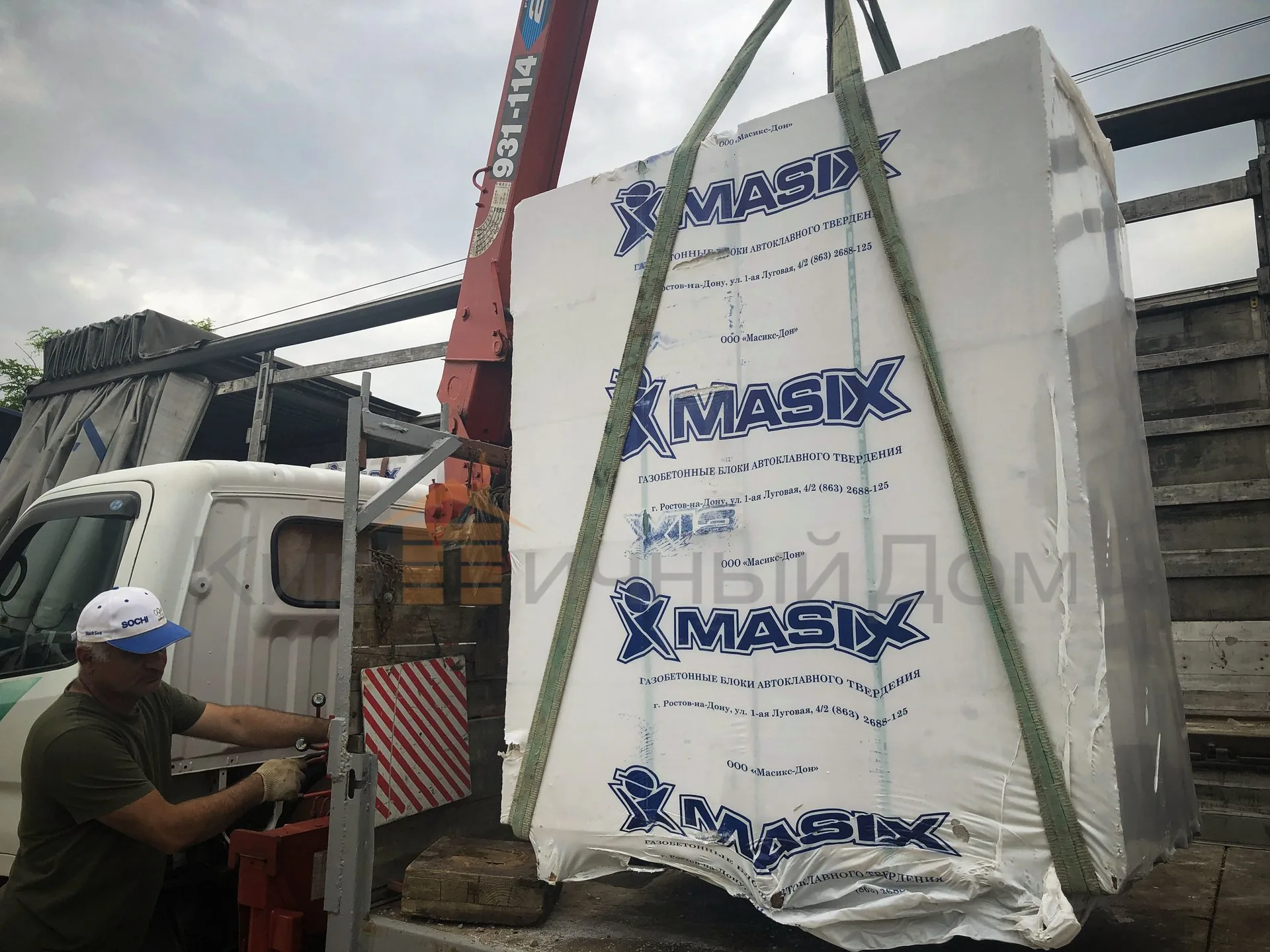 Газобетон Masix D600 625х300х250 мм фото 5