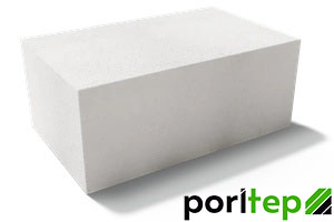 Газобетонный блок D600 Poritep 625х375х200 мм фото 0