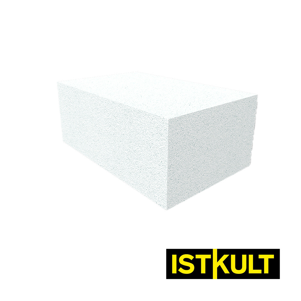 Газобетонный блок ISTKULT D500 B3,5 625х375х250 мм